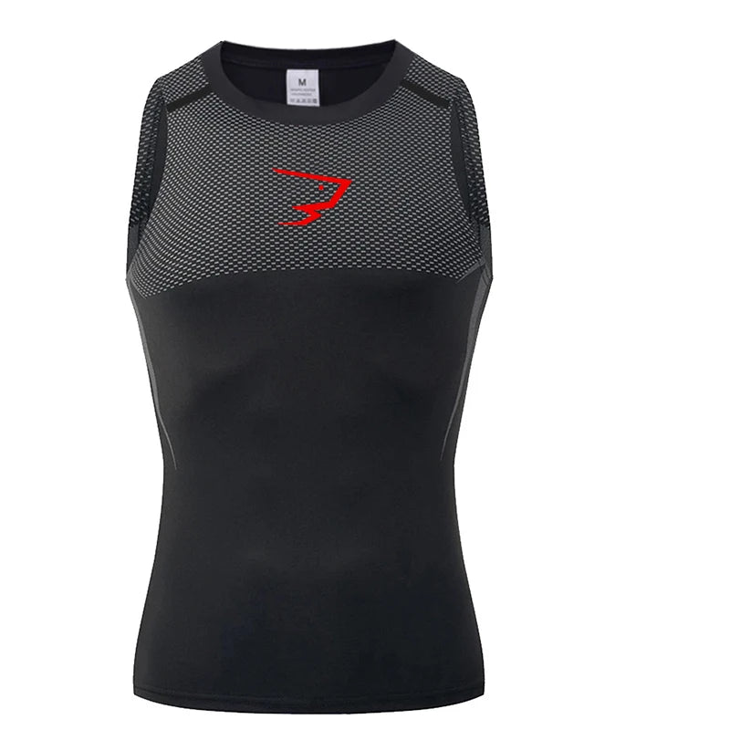 🚴 Reflective White Sleeveless Cycling Base Layer Vest