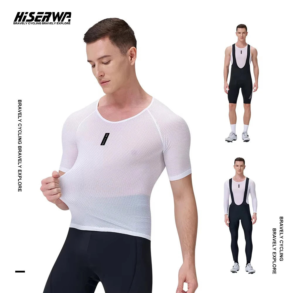 🚴 HISERWA Summer Mesh Cycling Base Layer Vest