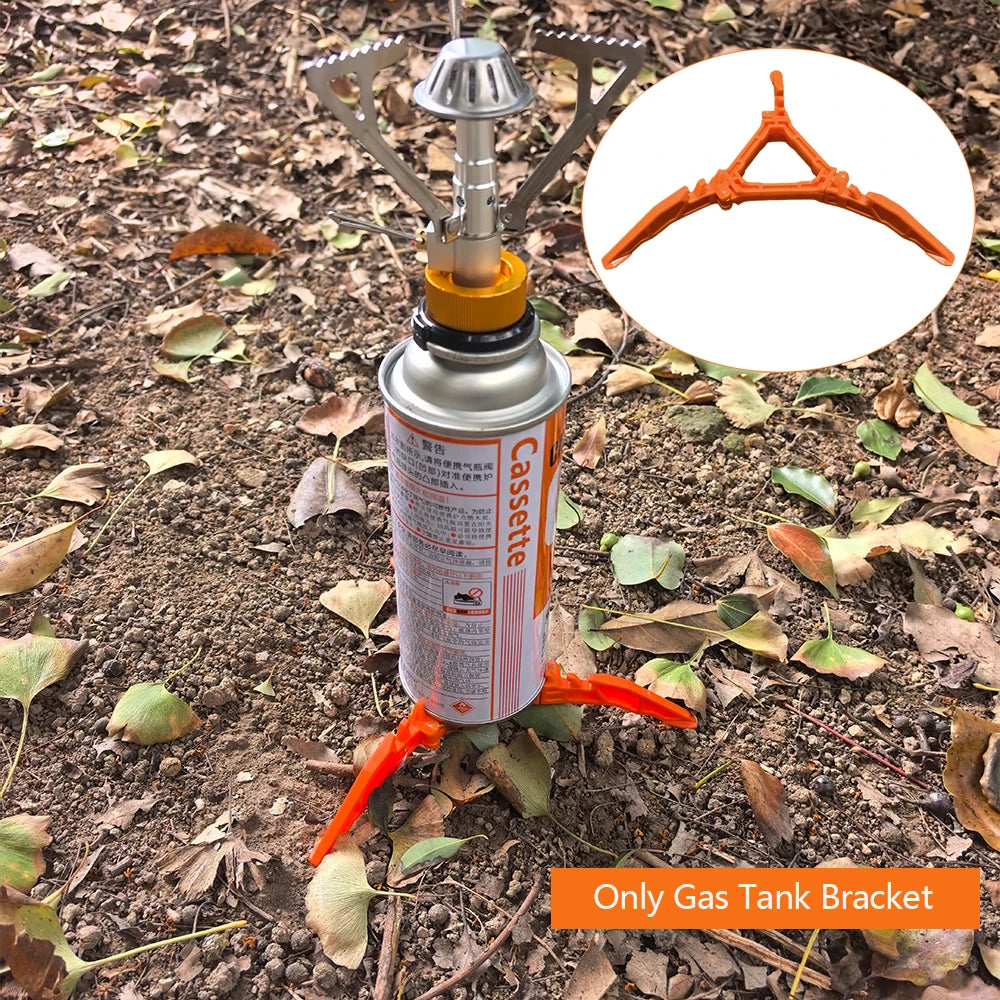 Fuel Can Stabilizer for Camping Stoves Mini Foldable Camping Hiking Cooking Gas Tank Stove Stand Cartridge Canister Tripod