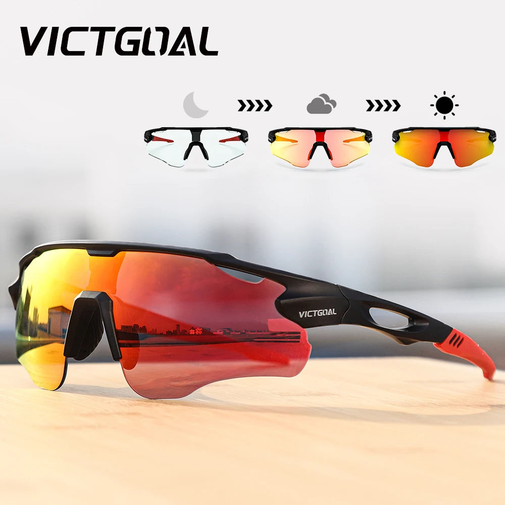 🕶️ VICTGOAL Photochromic Cycling Sunglasses