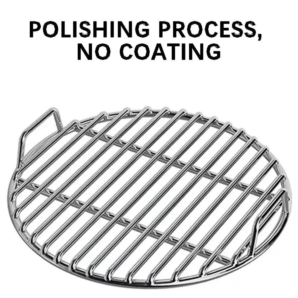 Round 40cm Cast Iron Grills Grate Versatile Round BBQ Grills Mesh For Family Gathering Cooking
