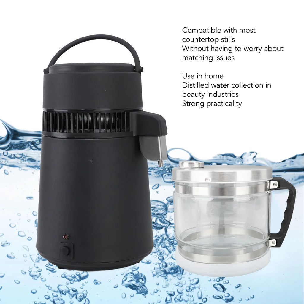 Distilled Water Storage Container  Distilled Water Glass Container Wide Compatibility Multi Purpose for Collection
