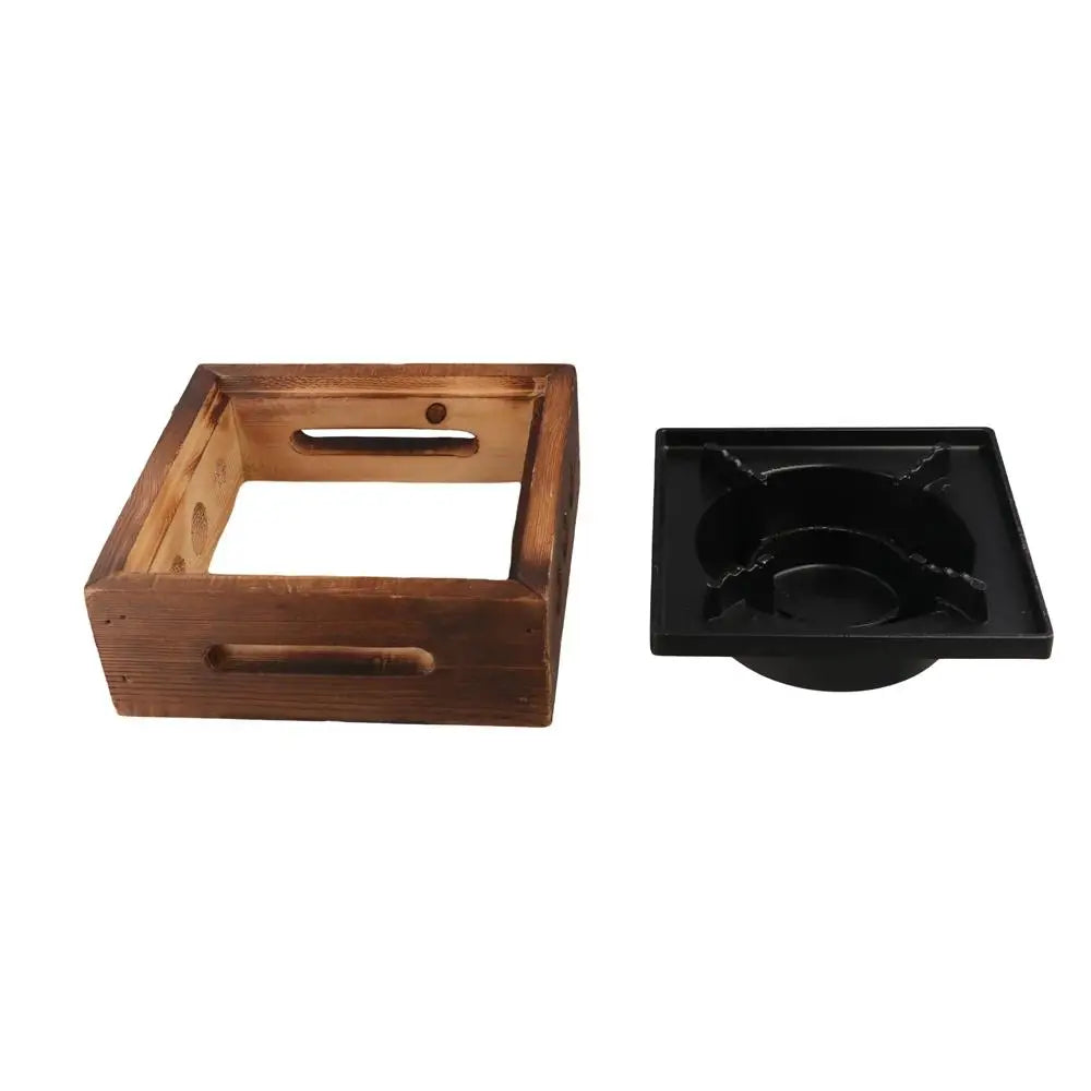 Commercial Wooden Cooking Grills Stove Square Multi-functional Barbecue Cooking Oven Portable Solid Stoves Outdoor