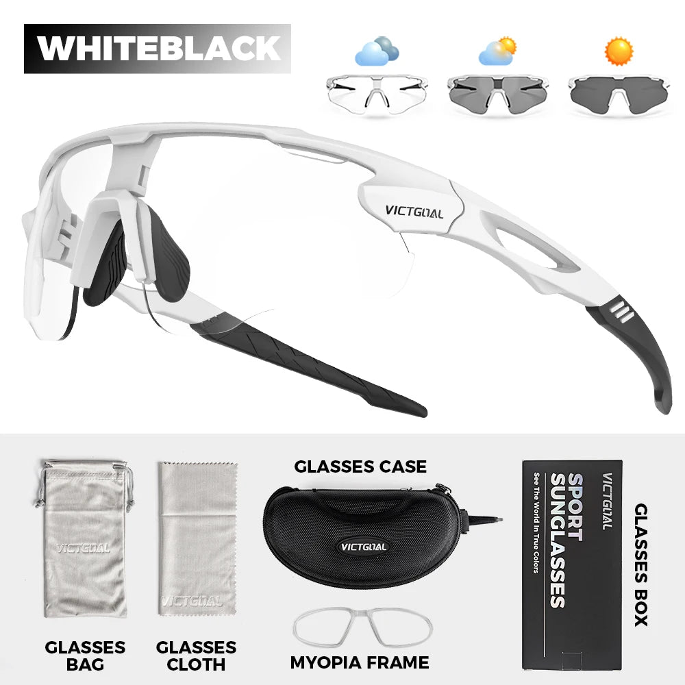 🕶️ VICTGOAL Photochromic Cycling Sunglasses