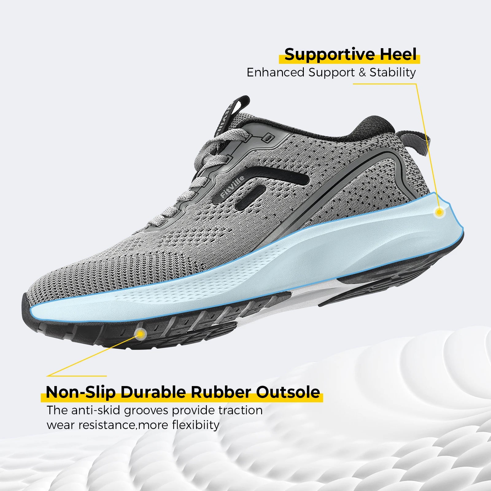 👟 FitVille Men’s Sport Running Shoes