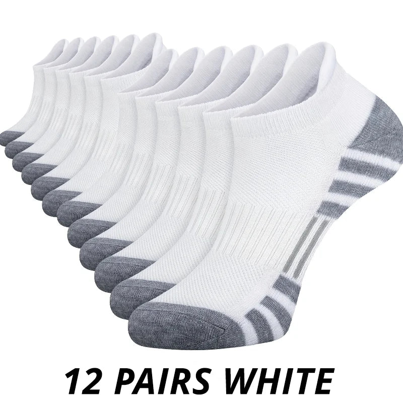🧦 6 / 12 Pairs Men’s Ground‑Grip Sports Socks | Football & Gym