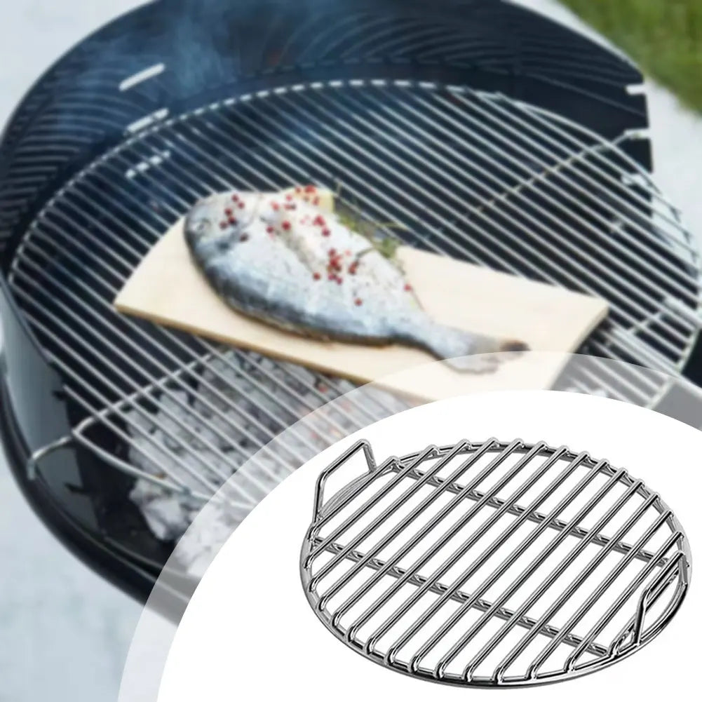 Round 40cm Cast Iron Grills Grate Versatile Round BBQ Grills Mesh For Family Gathering Cooking