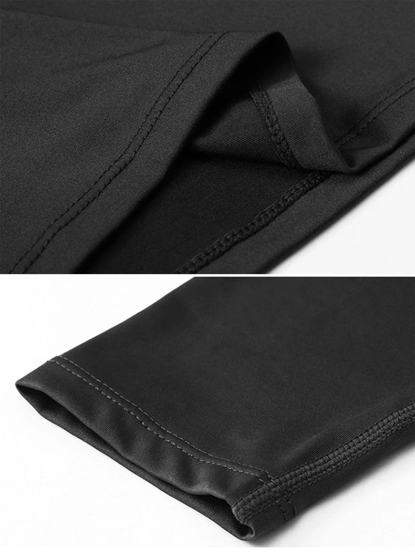 🖤 Men’s Black Compression Long Sleeve Base Layer