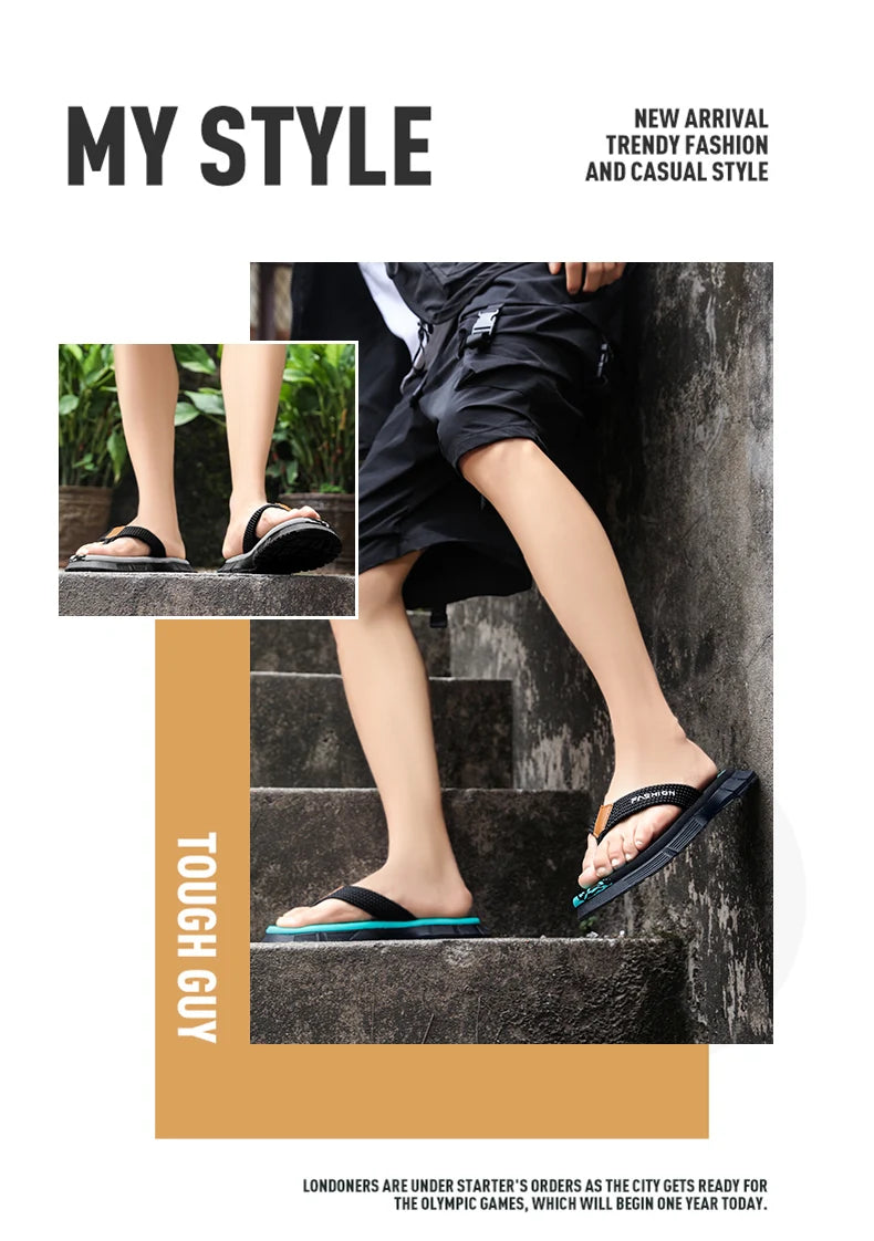 Men’s Casual Flip Flops & Slides – No Prices