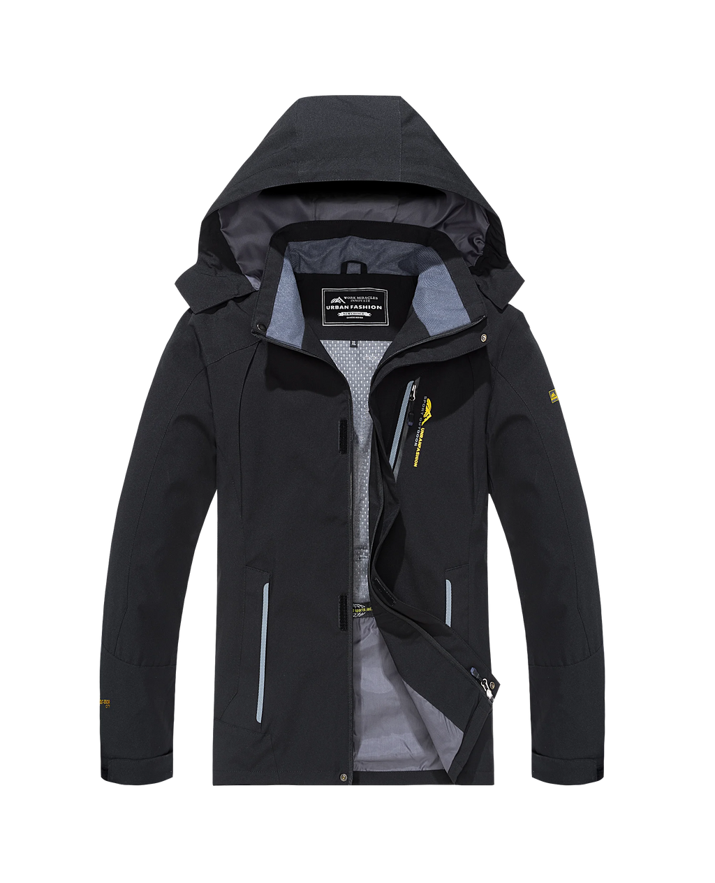 🧥 Men’s Large Size Waterproof Hiking & Outdoor Jacket