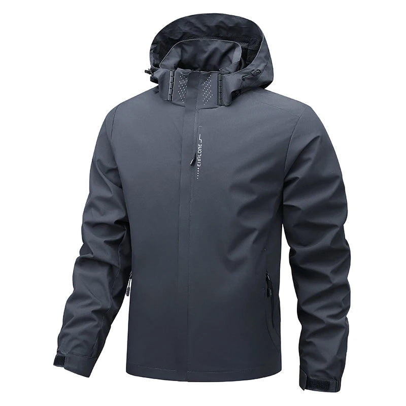 🧥 Men’s Casual Waterproof Windbreaker Jacket