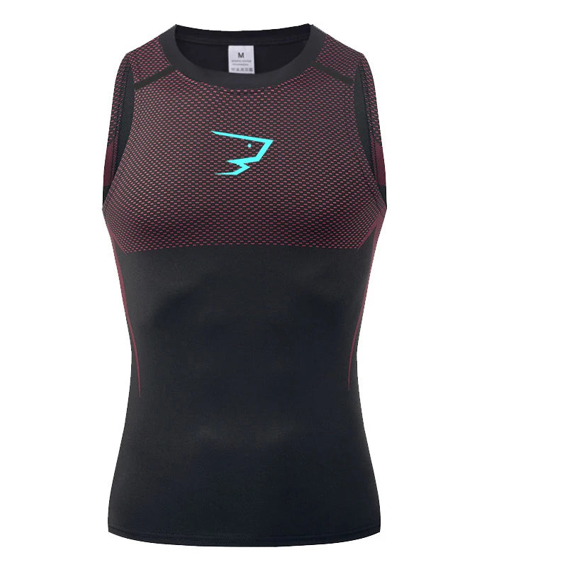 🚴 Reflective White Sleeveless Cycling Base Layer Vest