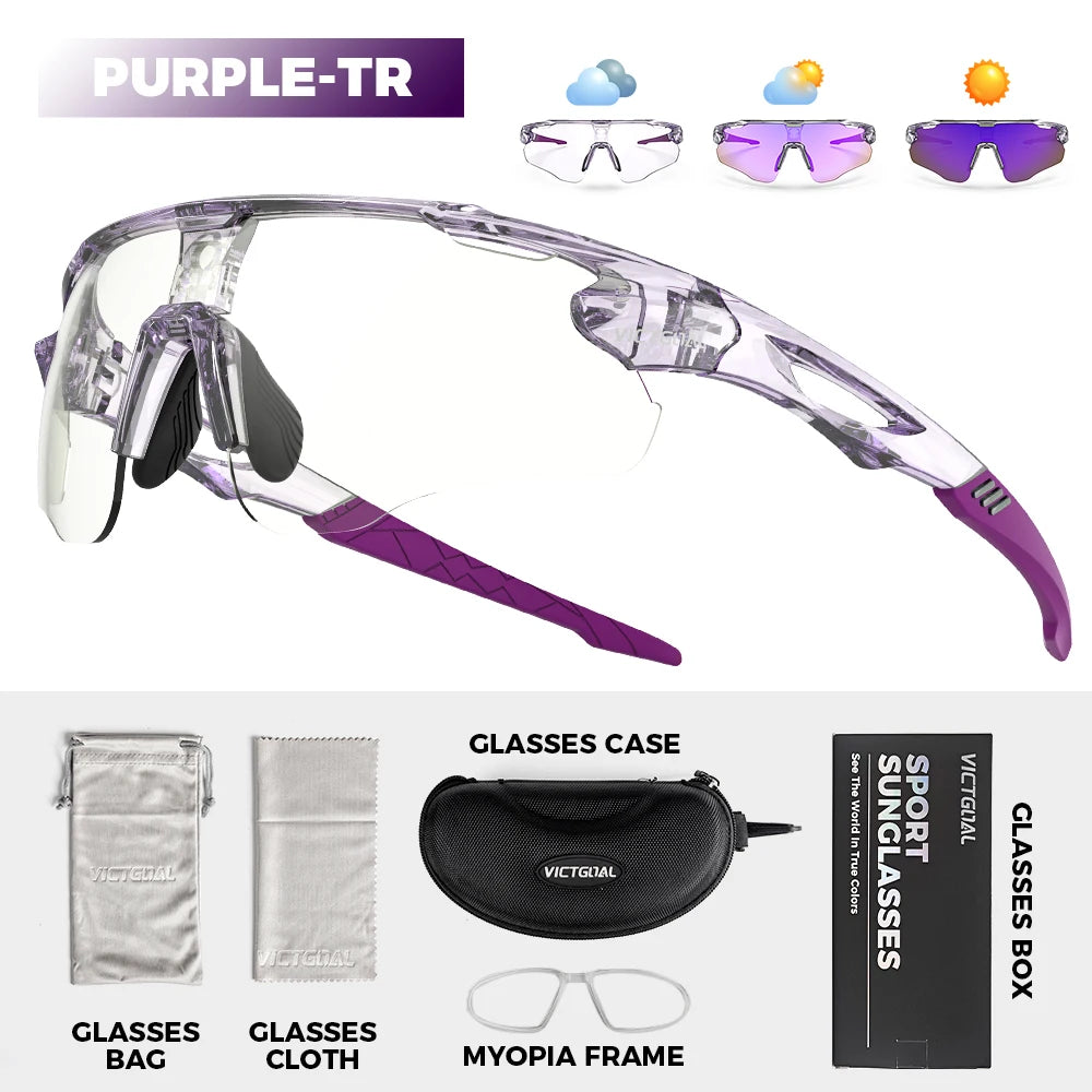 🕶️ VICTGOAL Photochromic Cycling Sunglasses