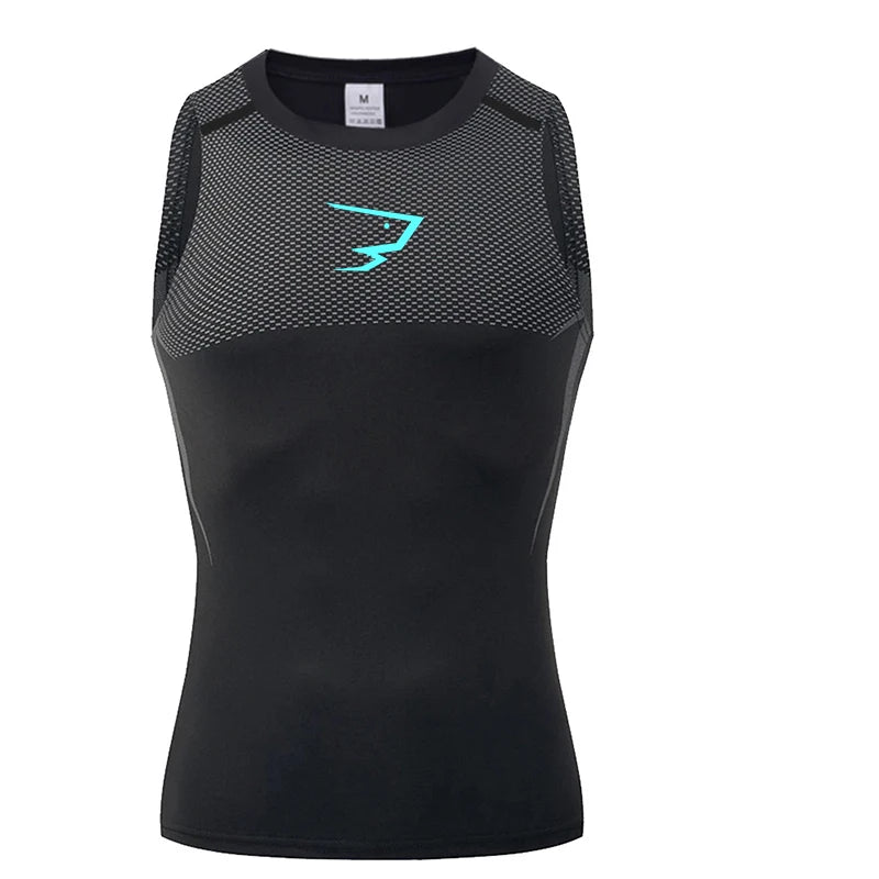 🚴 Reflective White Sleeveless Cycling Base Layer Vest