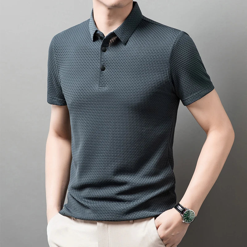 🧥 Bone Flower Business Casual Polo Shirt