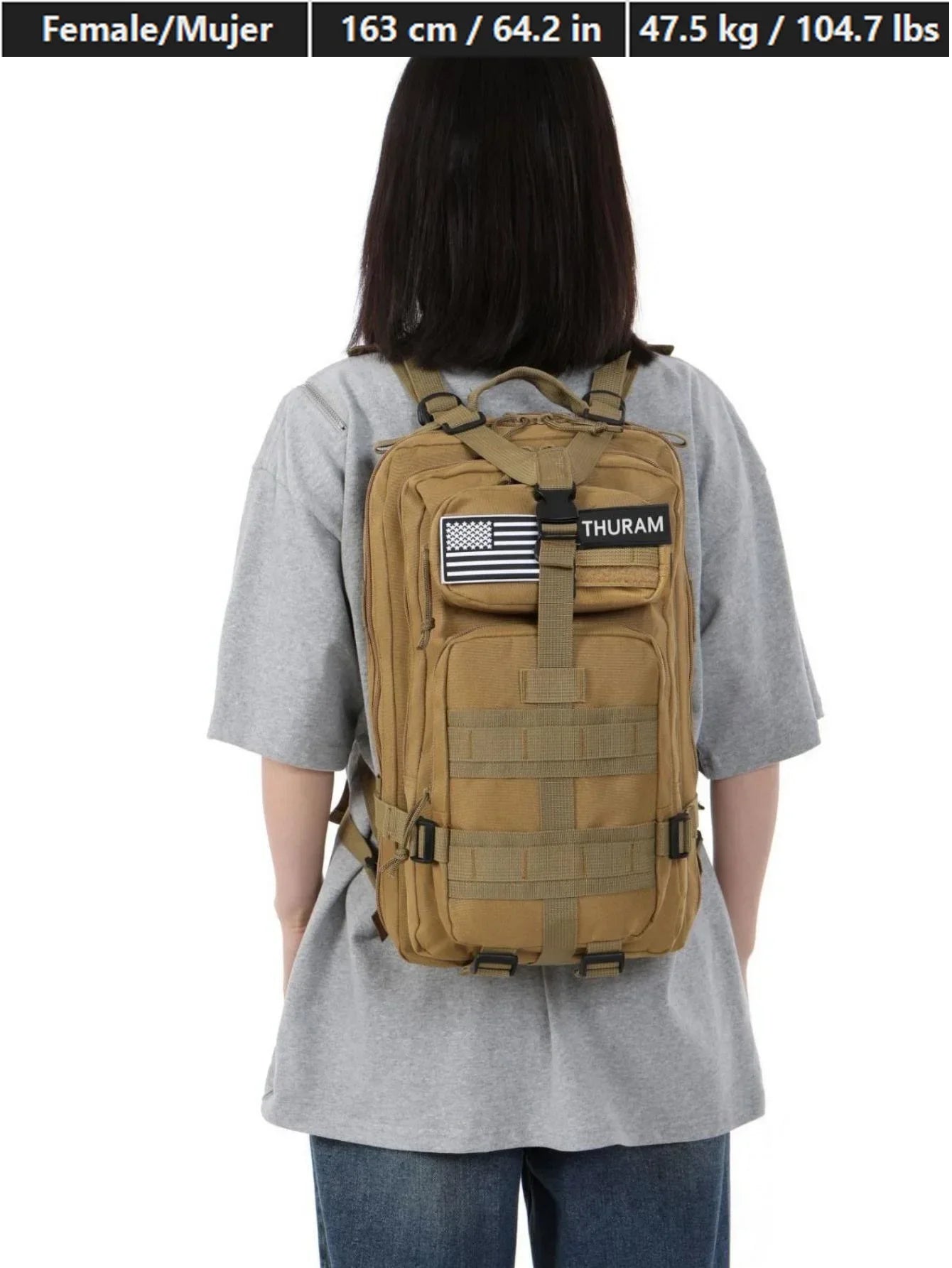 🎒 25L / 50L Tactical Molle Backpack – Outdoor & Multi‑Purpose