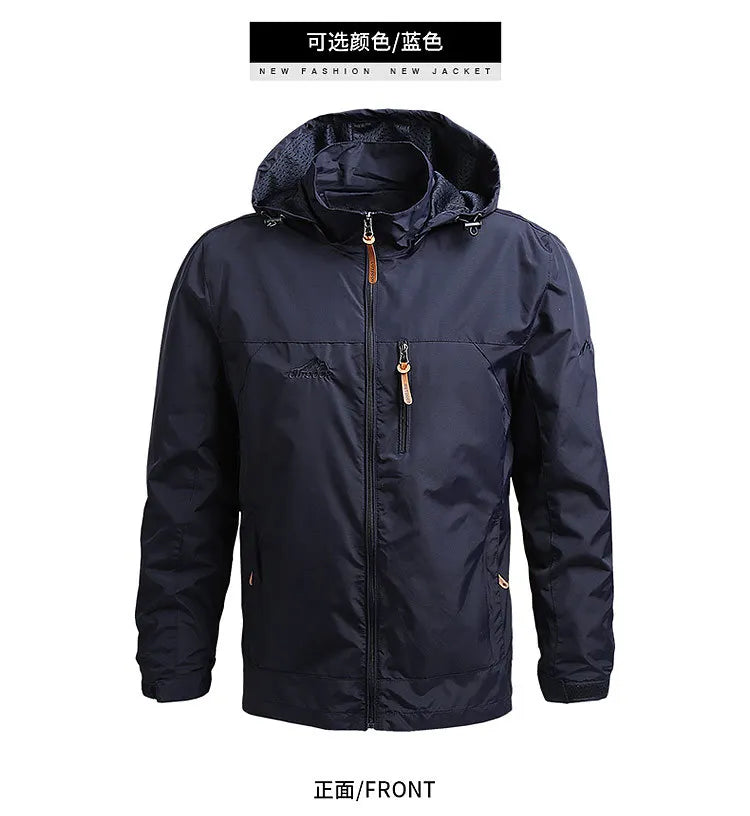 Men’s Spring/Autumn Outdoor Tactical Windbreaker Jacket