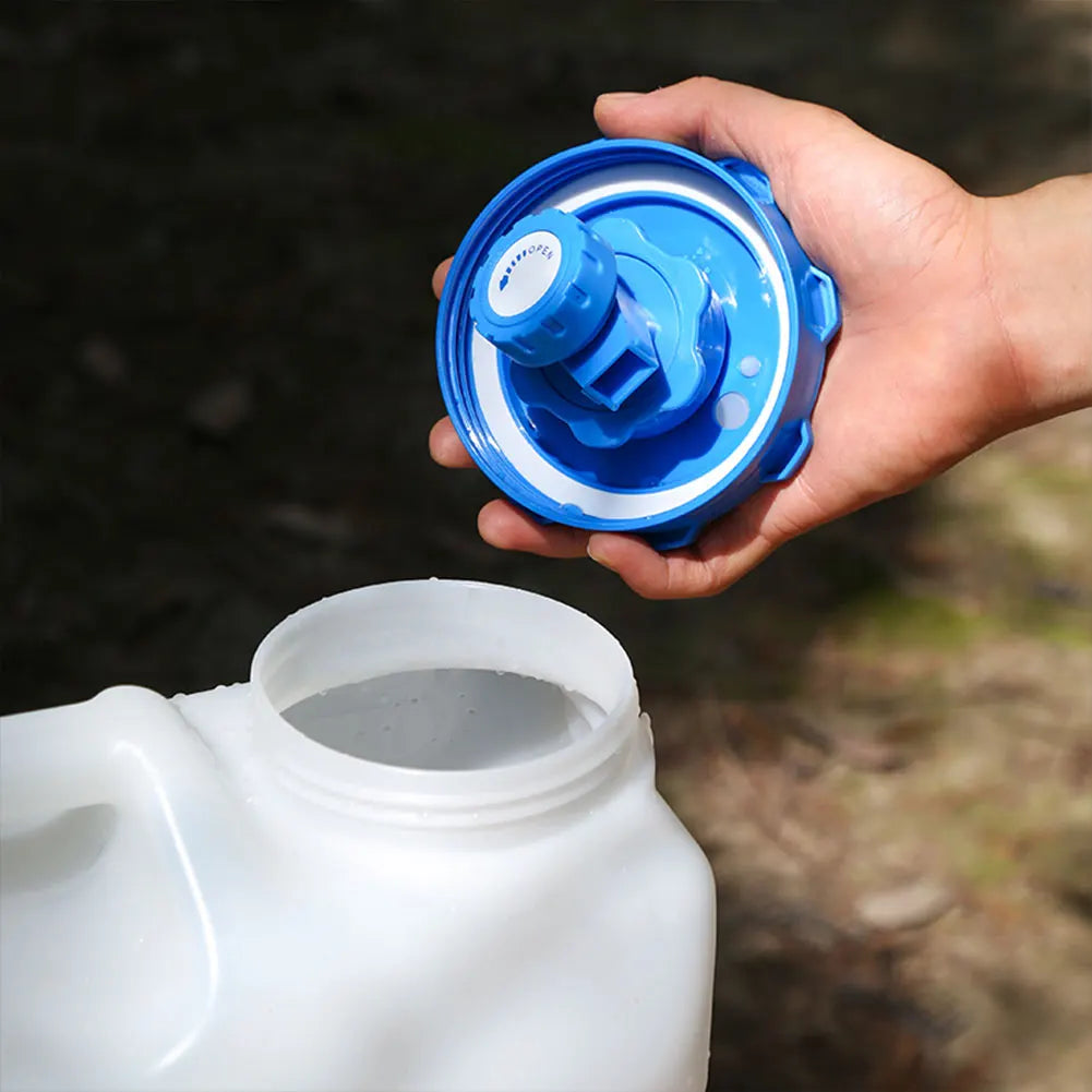 11/12L Water Storage Container with Faucet Portable Water Tank Large Capacity Drinking Water Bucket for Vehicle Car Camping