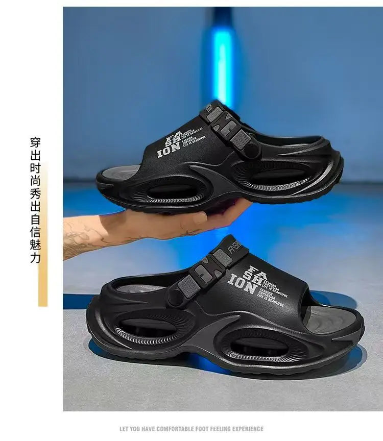 Men’s 2-in-1 Slip-On Sandals – Outdoor & Driving