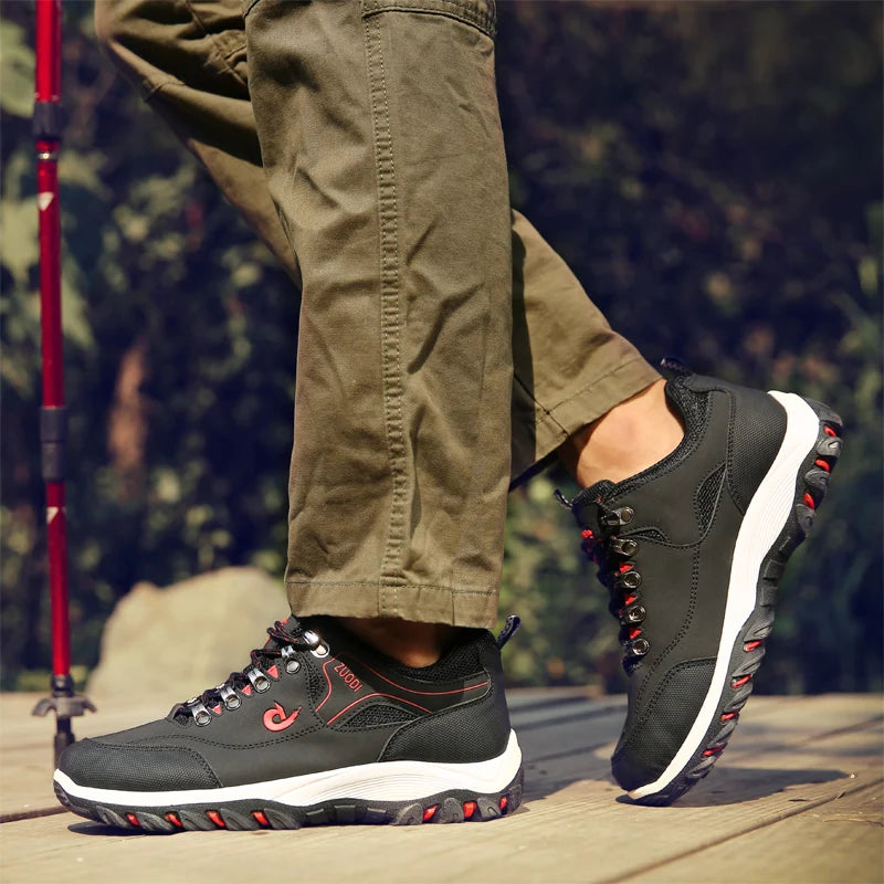 👞 Men’s Genuine Leather Casual Sneakers