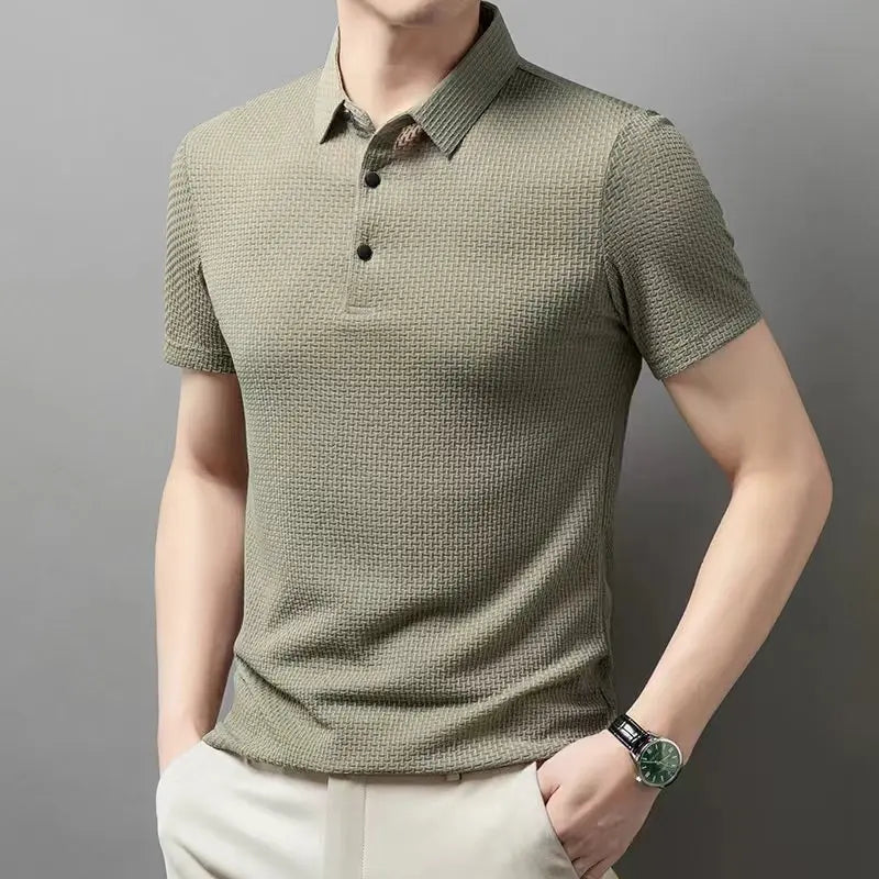 🧥 Bone Flower Business Casual Polo Shirt