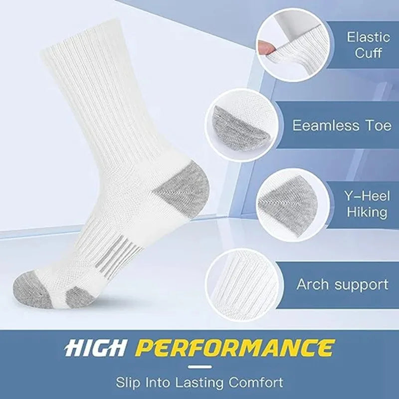 🧦 6 / 12 Pairs Men’s Ground‑Grip Sports Socks | Football & Gym