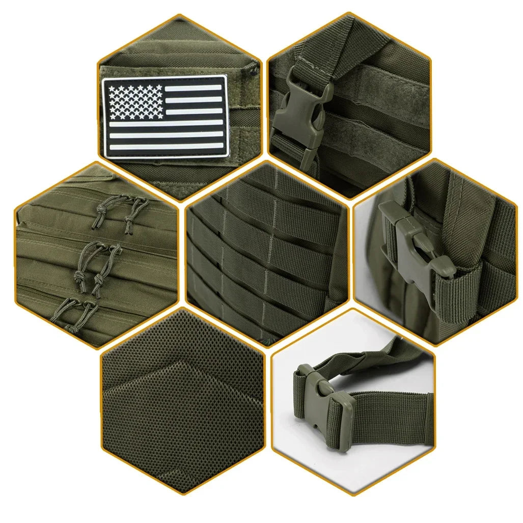 🎒 45L Tactical Backpack | 3‑Day Assault Rucksack