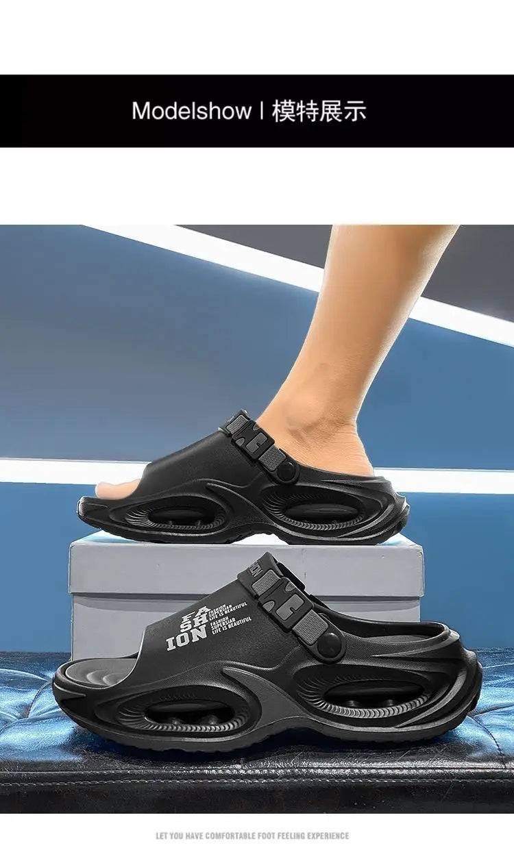 Men’s 2-in-1 Slip-On Sandals – Outdoor & Driving