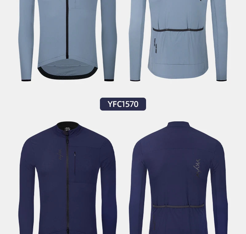 🚴 YKYW Thermal Fleece Cycling Jacket – Waterproof Windproof