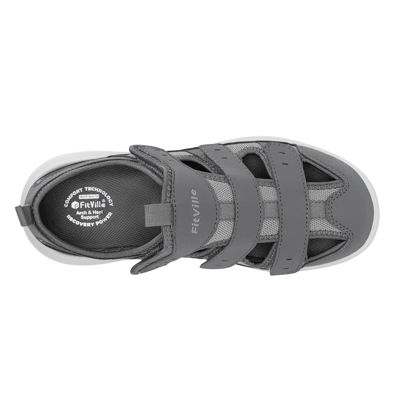 FitVille Men’s Wide Diabetic & Recovery Sandals
