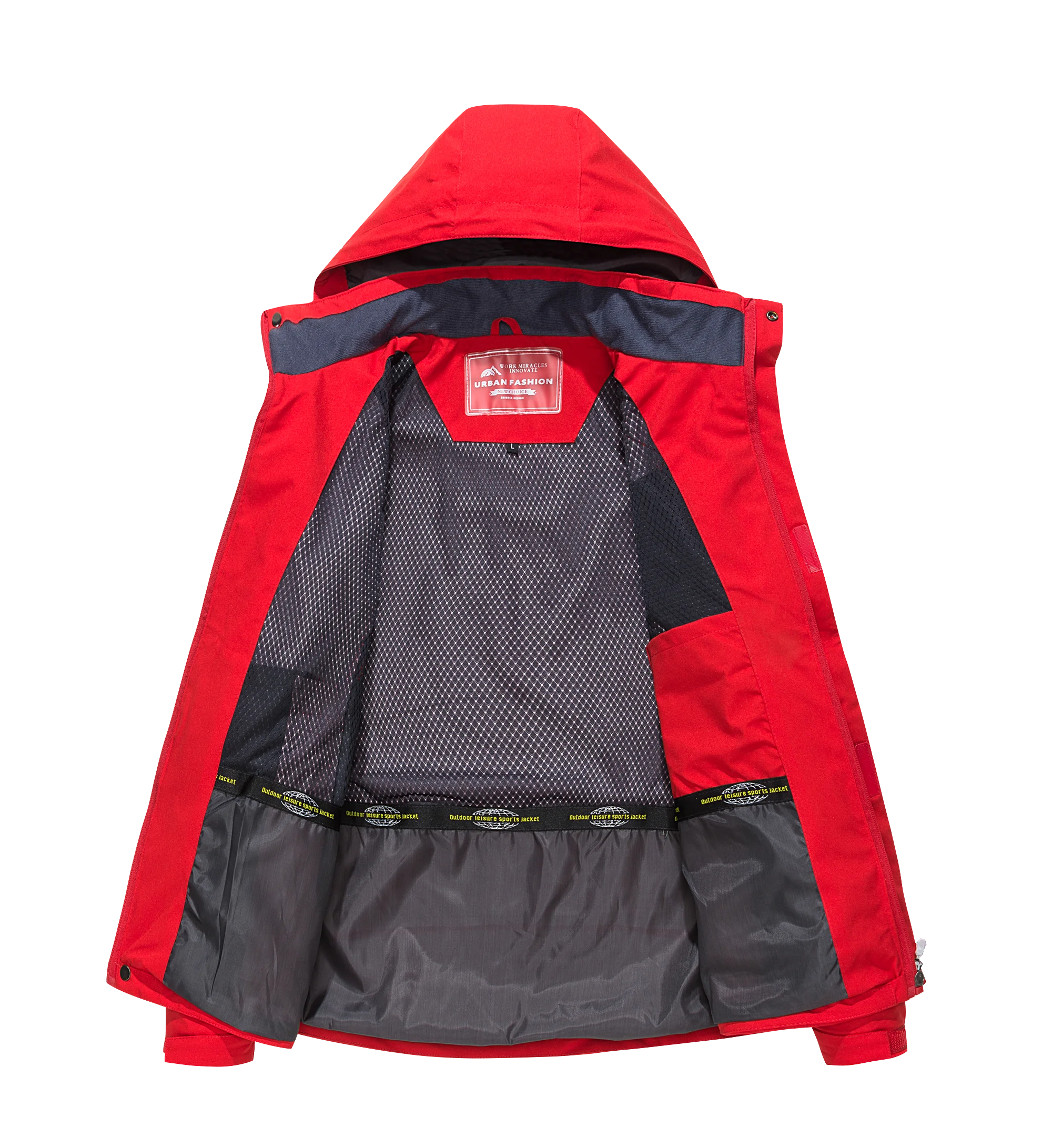 🧥 Men’s Large Size Waterproof Hiking & Outdoor Jacket