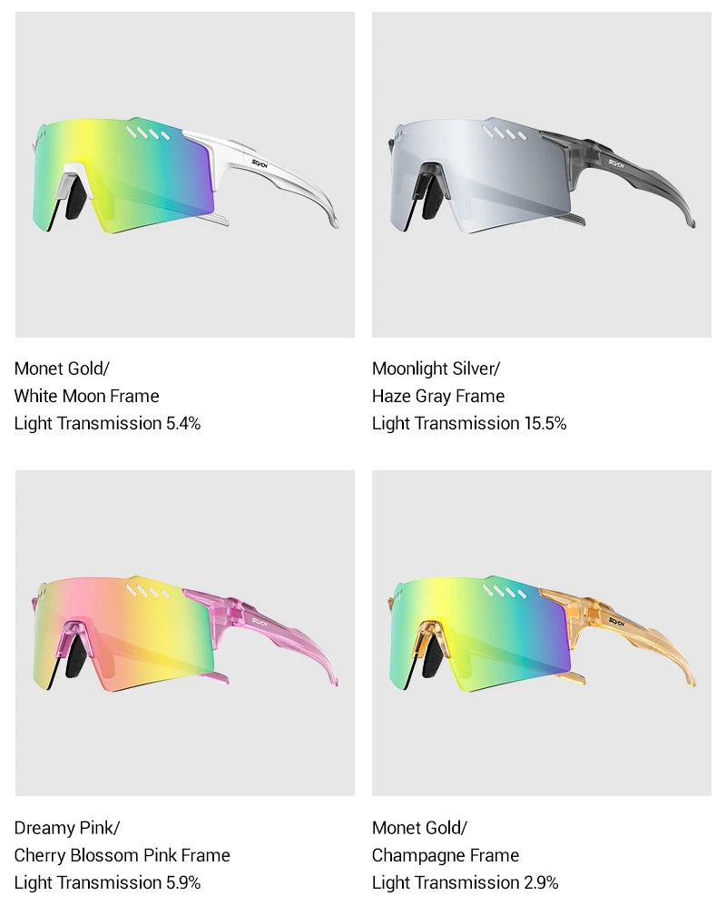 🕶️ SCVCN Photochromic Cycling & Sports Sunglasses
