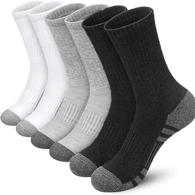 🧦 6 / 12 Pairs Men’s Ground‑Grip Sports Socks | Football & Gym