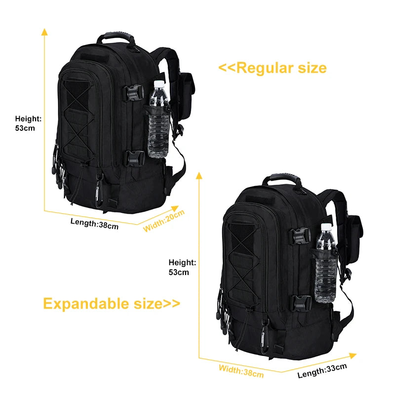 🎒 60L Military Tactical Assault Rucksack | Molle Army Backpack