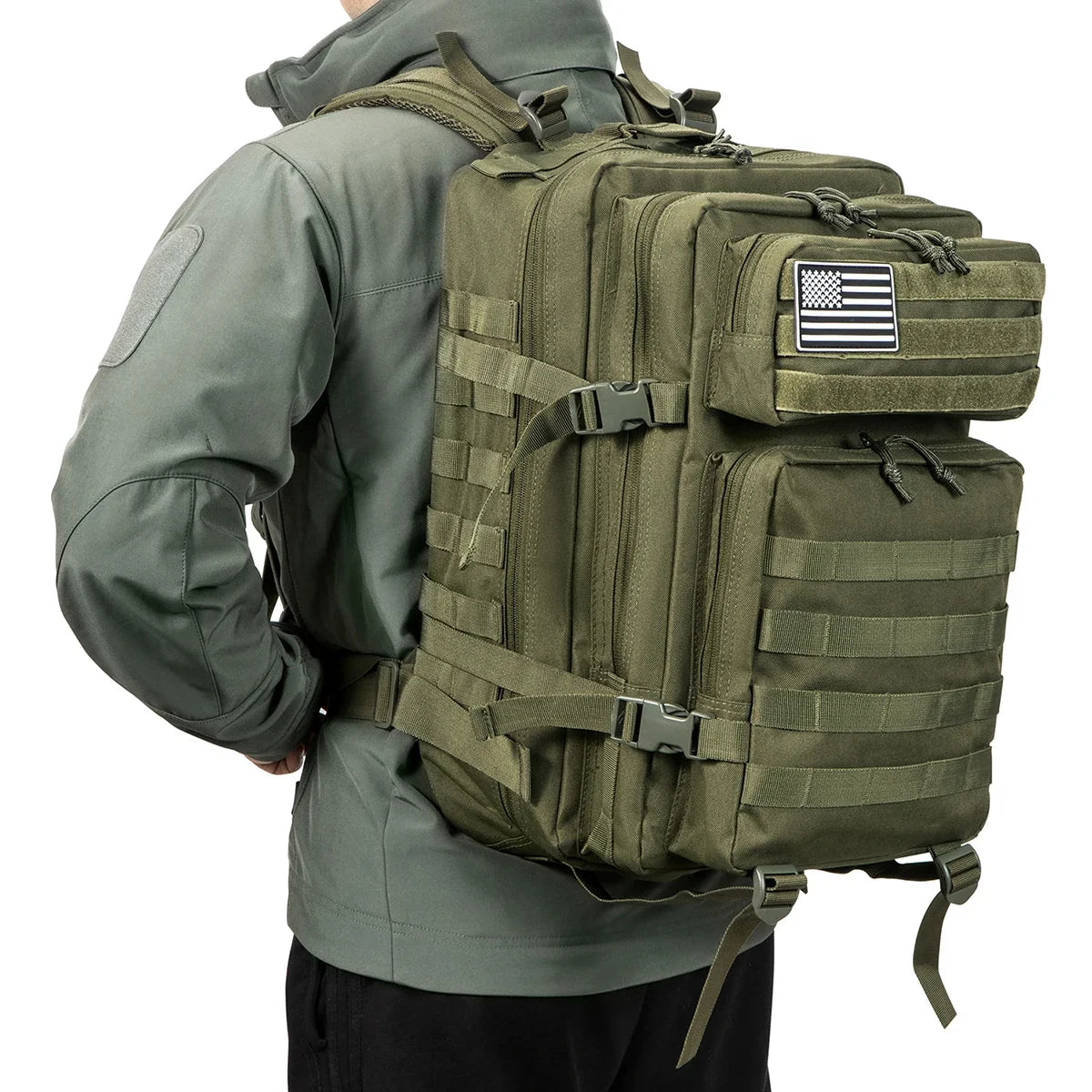 🎒 45L Tactical Backpack | 3‑Day Assault Rucksack
