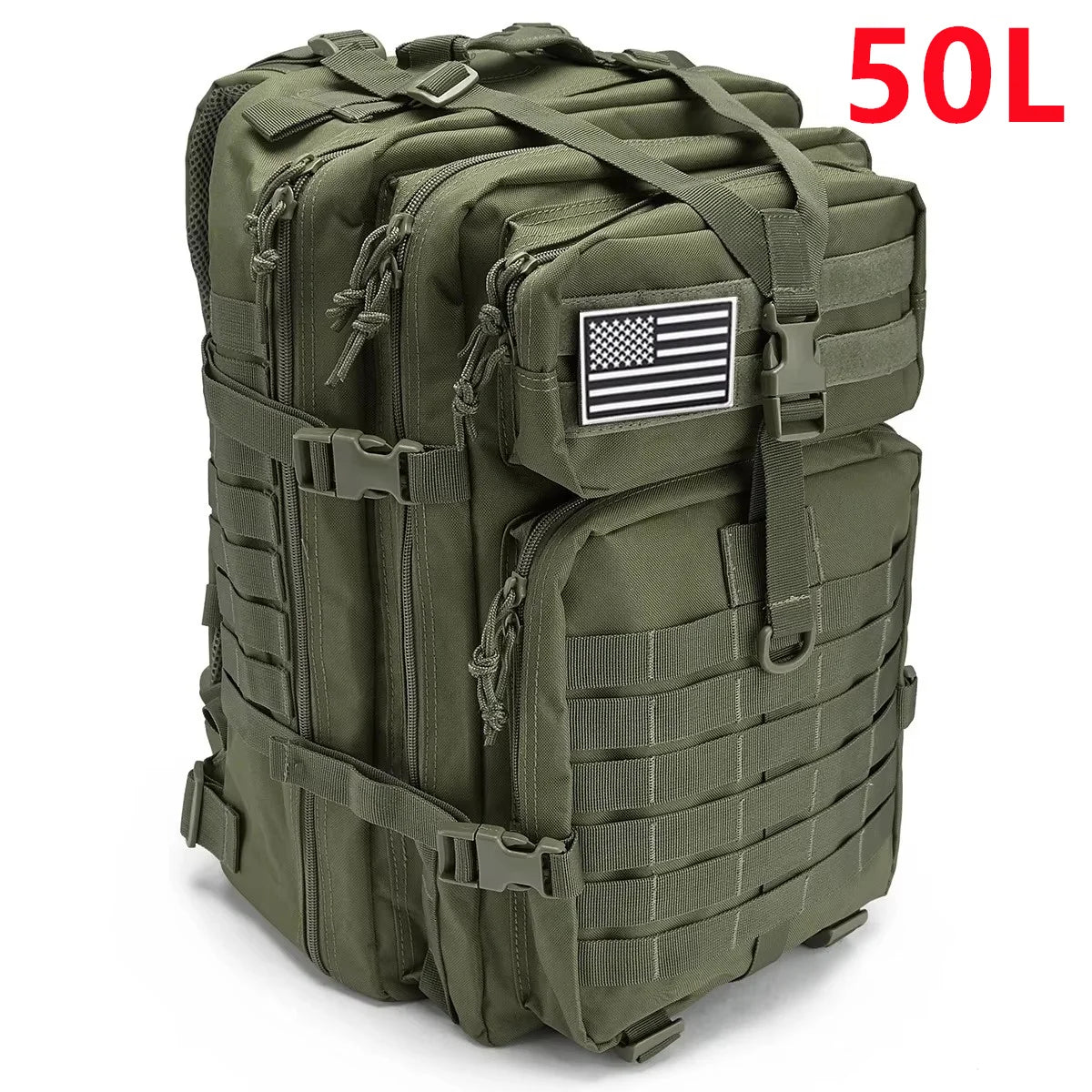 🎒 30L / 50L Tactical Backpack | MOLLE EDC Rucksack