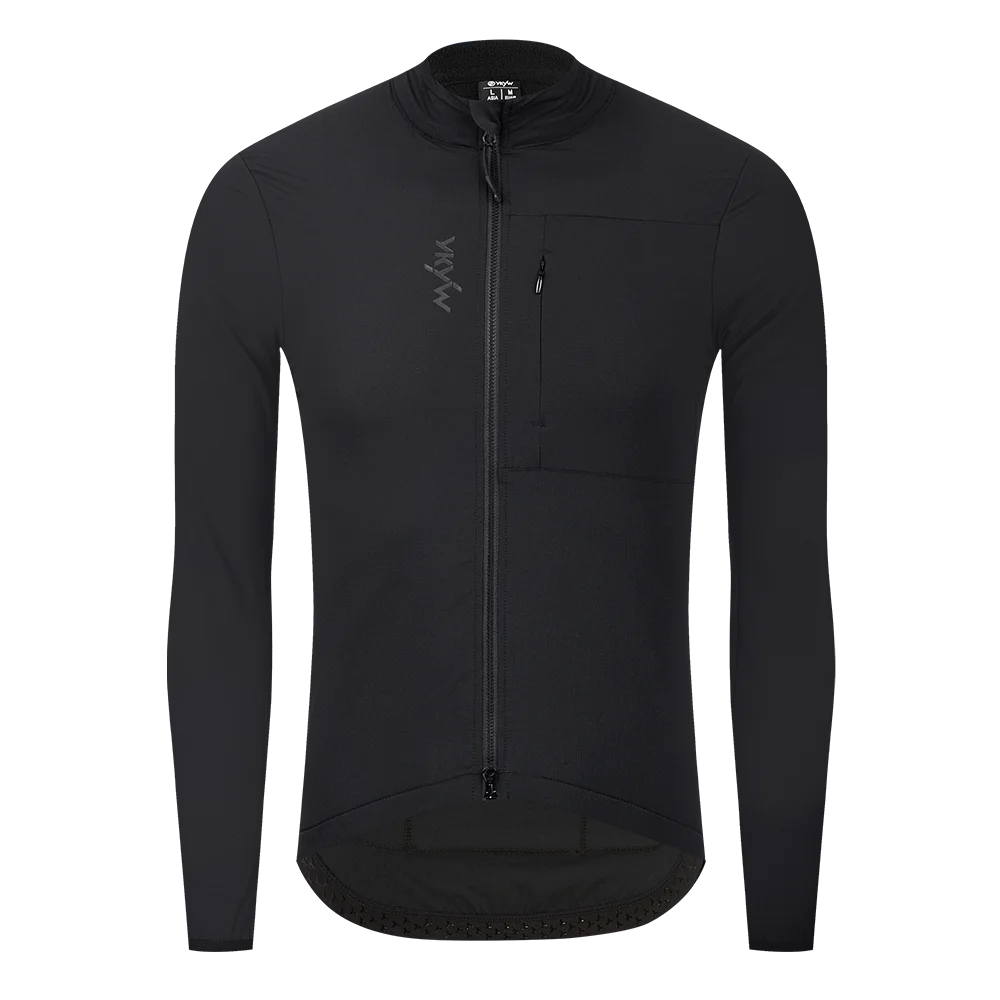 🚴 YKYW Thermal Fleece Cycling Jacket – Waterproof Windproof