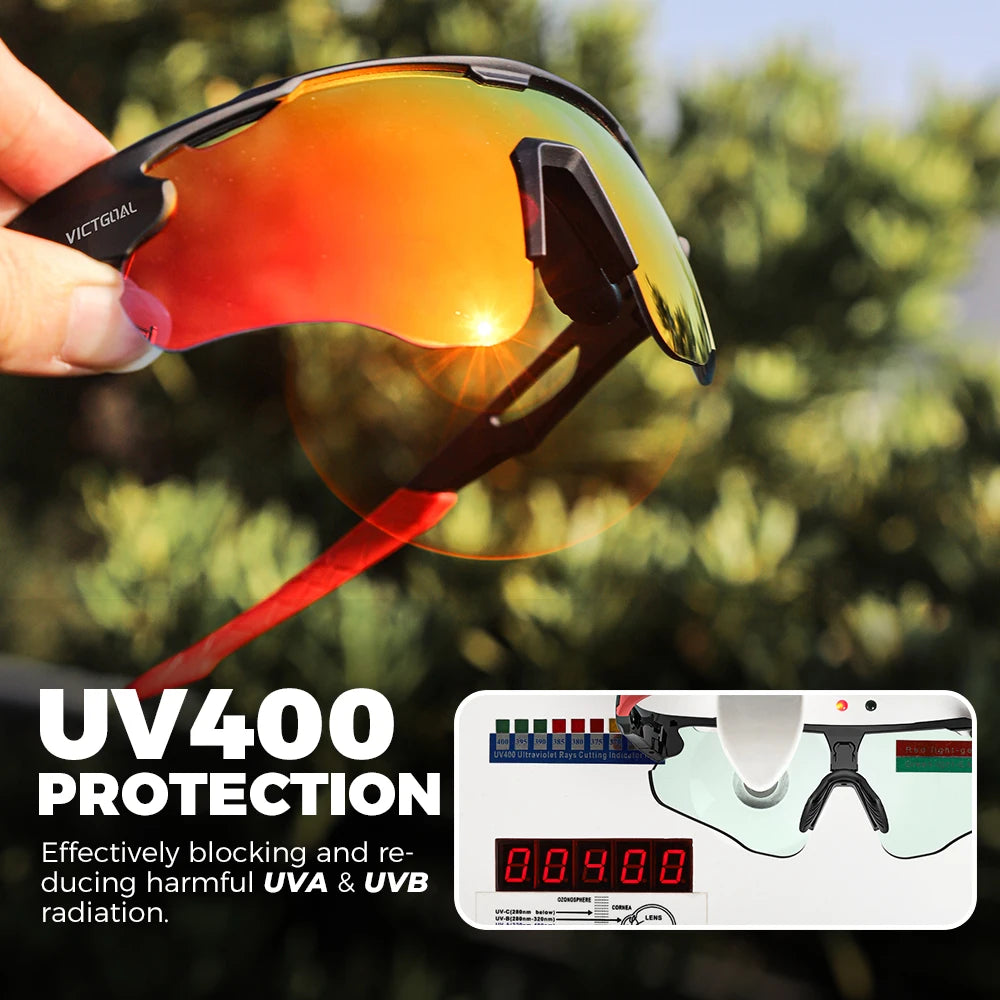 🕶️ VICTGOAL Photochromic Cycling Sunglasses