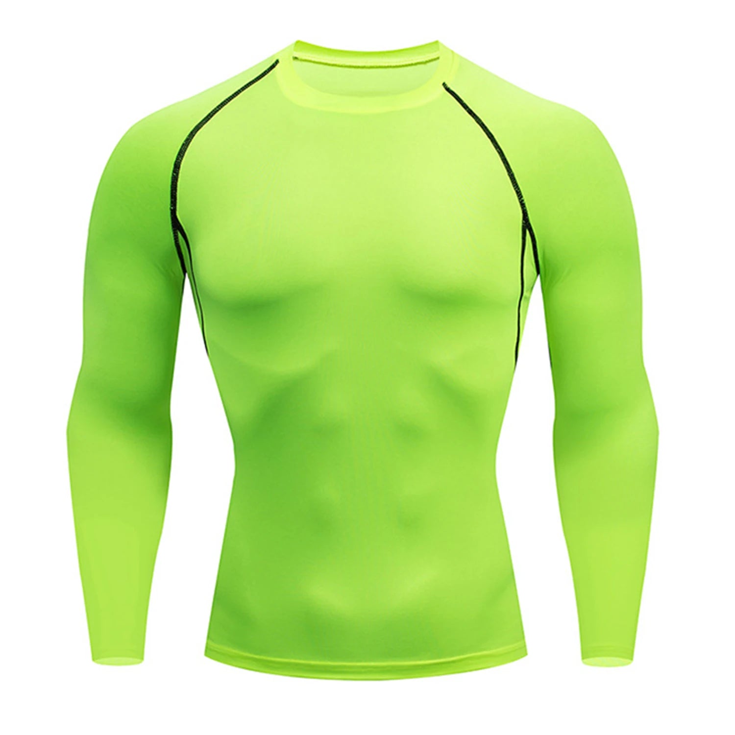 🖤 Men’s Black Compression Long Sleeve Base Layer
