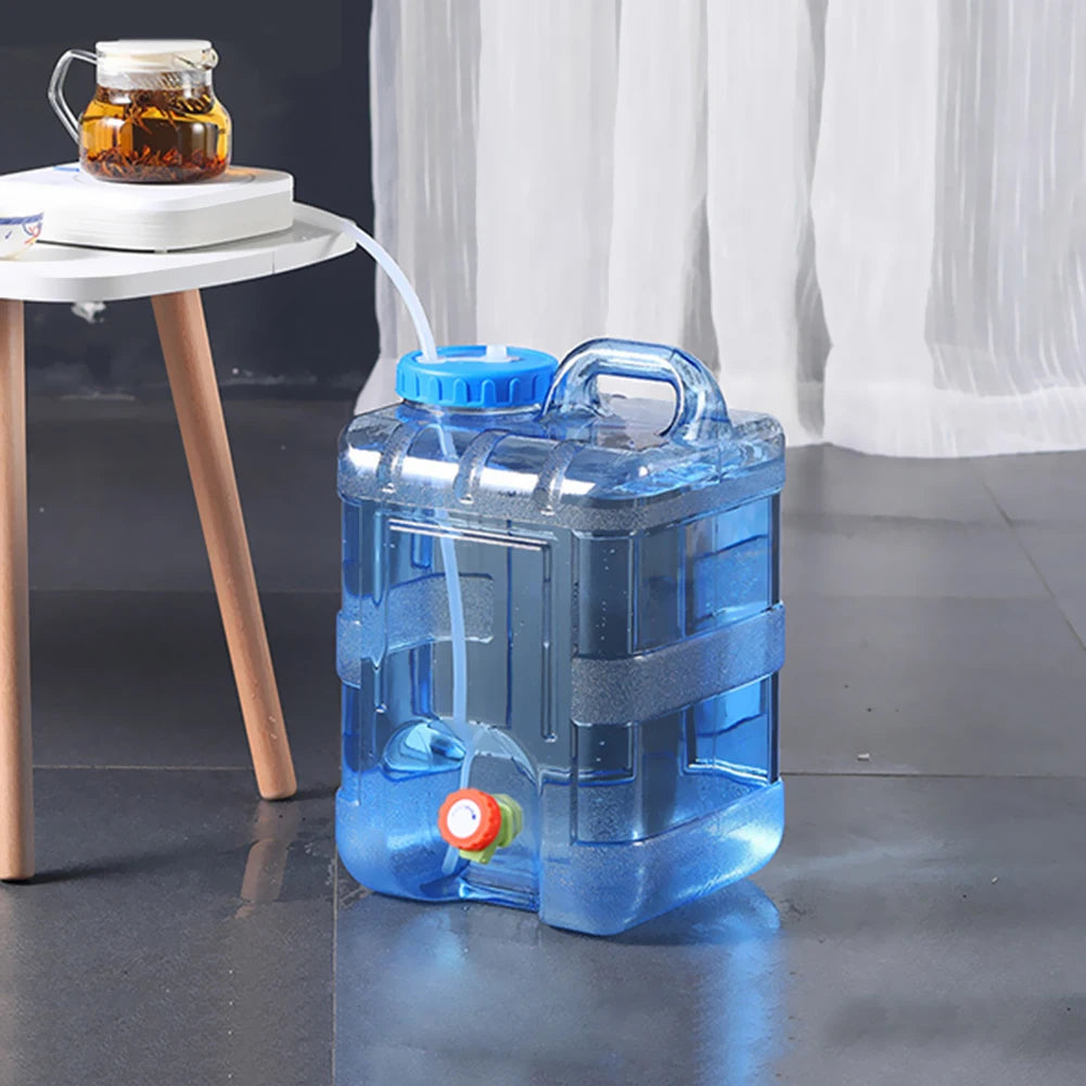 22L/20L/18L Large Capacity Water Container Water Canister Drinking Water Storage Bucket With Handle for Camping Travel Drinking