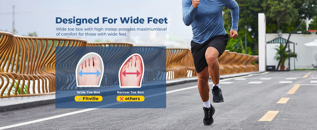👟 FitVille Men’s Sport Running Shoes