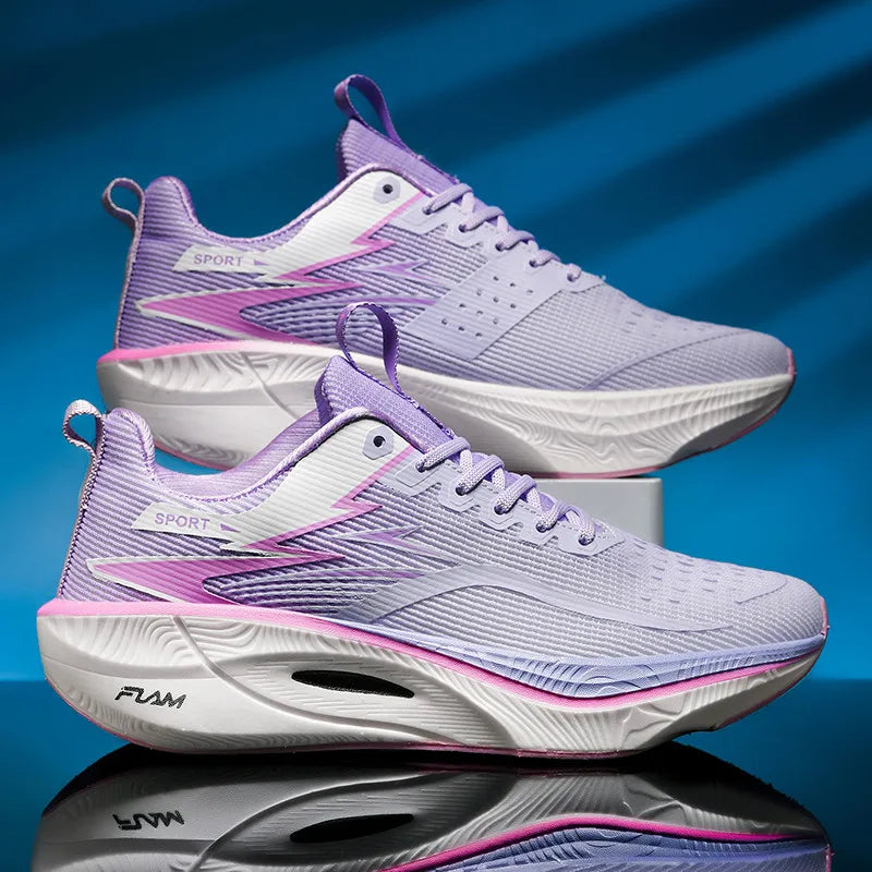 🏃 Marathon Carbon Plate + Air Cushion Running Shoes