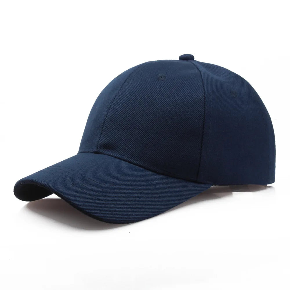 🧢 Solid Black Baseball Cap – Snapback / Fitted / Dad Hat