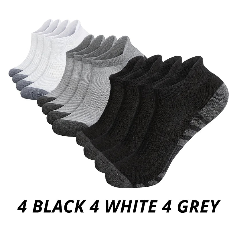 🧦 6 / 12 Pairs Men’s Ground‑Grip Sports Socks | Football & Gym