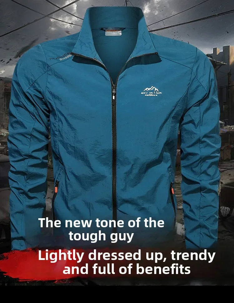 ☀️ Men’s UPF100+ Summer Ultra-Light UV Windbreaker