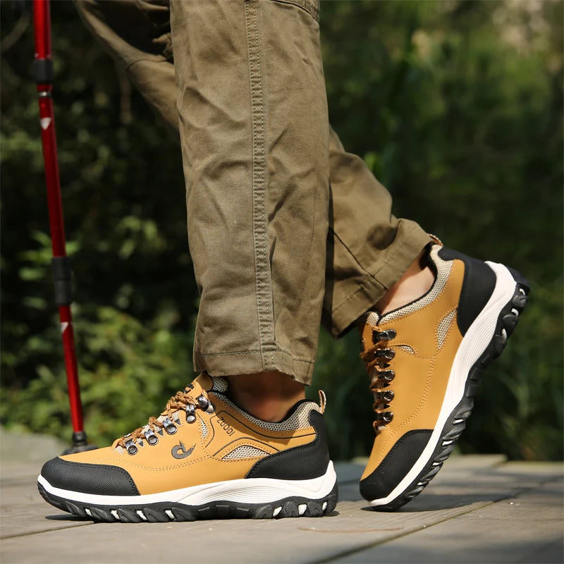 👞 Men’s Genuine Leather Casual Sneakers
