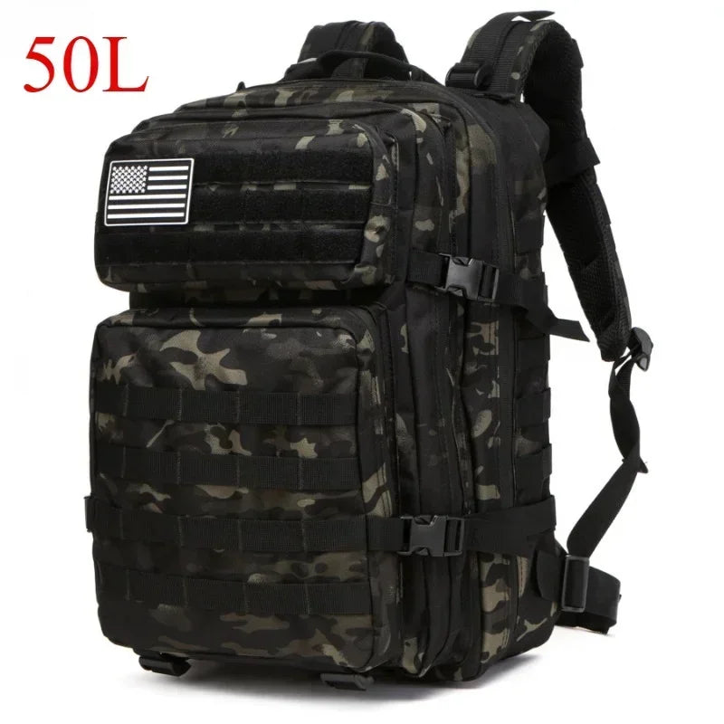 🎒 25L / 50L Tactical Molle Backpack – Outdoor & Multi‑Purpose