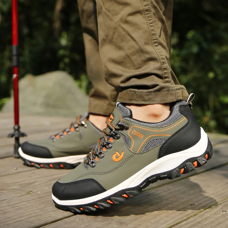 👞 Men’s Genuine Leather Casual Sneakers