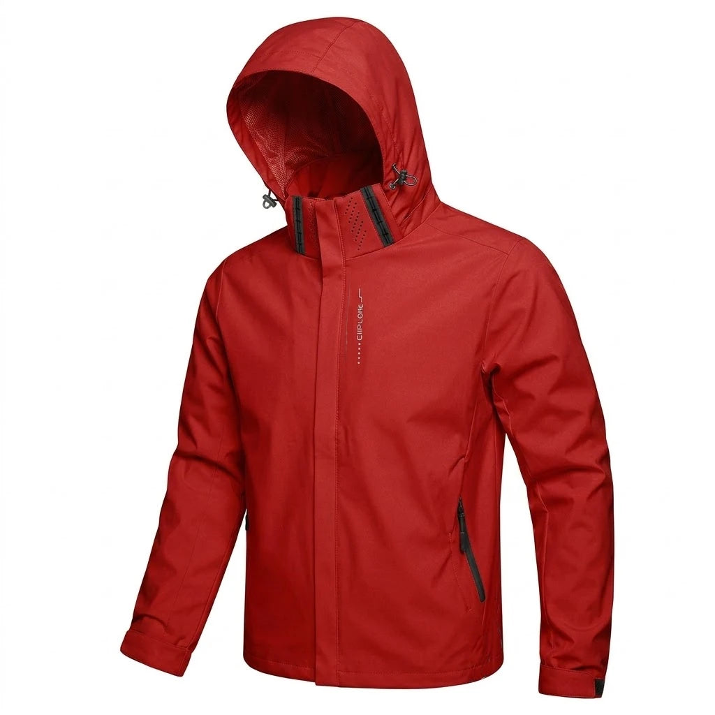 Men’s Outdoor Waterproof Jacket / Windproof Hooded Coat