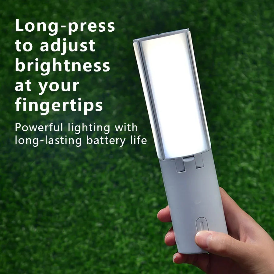 Outdoor Camping Light Portable Lantern Folding Rechargeable 3 Modes Dimmable for Outdoor Indoor Camping Tent Emergency Lighting